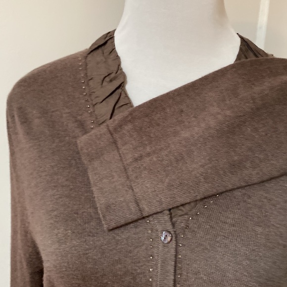 Gerry Weber brown cardigan. - Picture 3 of 8